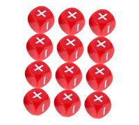 Gatuida 12 Piezas Dados de Matemáticas Prácticos para Enseñanza Aula Dados de Sustracción y Adición para Actividades Matemáticas Divertidas Herramientas de Aprendizaje Interactivas