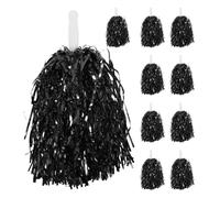 Gatuida 12 pompones para animar a tu equipo escolar: ideales para fiestas, bailes, eventos deportivos, fútbol americano, baloncesto y voleibol.