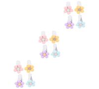 Gatuida 12piezas Clip Decorativo De Flores Para Ventilación De Coche De Macaron Morado Accesorios Para Ambientar El Interior Del Vehículo