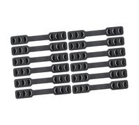 Gatuida 12piezas Ganchos Ajustables Para Accesorios De Sujeción Para Orejas Para Ciclismo Senderismo y Actividades Al Aire Negro