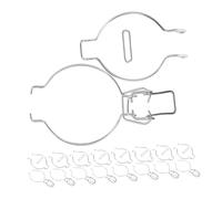 Gatuida 12piezas Hebilla De Tarro Sellada De Acero Inoxidable Abrazadera Alambre para Frascos Vidrio Cierre Hebilla para Latas Cocina Accesorios Tarros Vidrio