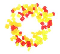 Gatuida 150 Cebos Artificiales de Maíz Flotantes de Silicona Suave Multicolor Amarillo Verde Fluorescente Rojo 150 Unidades Señuelo para Pesca de Carpa Trucha y Bagre en Ríos y