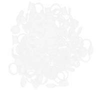 Gatuida 150 piezas Anillos de Pestañas Duraderos con Taza para Pegamento Extensiones Herramienta Profesional para Maquillaje y Tatuajes Soporte Cómodo para