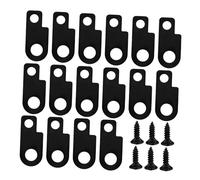 Gatuida 16juegos Kit De Montaje Pedales Guitarra Eléctrica Soportes Metálicos Tornillos Reparación