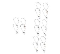 Gatuida 16piezas Botellas De Perfume Colgantes Para Auto Decorativas De Aromaterapia Tapón De Diseño Transparente y Elegante Para Vehículos Para Fiestas y Celebraciones