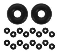 Gatuida 18 Anillos de Límite de Cable de Goma para Gimnasio en Casa Accesorios para Máquinas de Ejercicio Topes de Polea Resistentes y Silenciosos para Equipos de Fitness Caucho