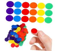 Gatuida 180 Piezas Fichas Acrílicas de Colores para Aprendizaje Matemático Marcadores Contadores para Bingo y Actividades Educativas Accesorios para Fiestas