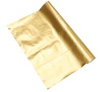 Gatuida 1hoja Cuero Sintético Dorado con Patrón Brillante para Manualidades para Hacer Bisutería Lazos y Proyectos DIY Material Flexible para Cortar y Coser