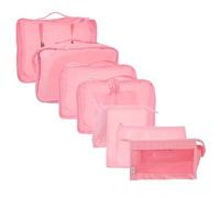 Gatuida 1Juego Conjunto de Bolsas de Almacenamiento de Viaje Impermeables y Organizador de Equipaje para Ropa Cosméticos y Accesorios para Vacaciones y