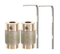 Gatuida 2 brocas para amolar vidrieras - Disco de diamante para amolar | Disco abrasivo para pulir azulejos de porcelana y vidrio de colores, ideal para manualidades de joyería y decoración del