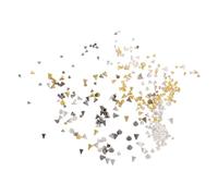 Gatuida 2 cajas de adornos para uñas con pinchos: remaches cónicos de metal con parte trasera plana para decoración de uñas grunge - Artículos de manicura vintage para fiestas y festivales