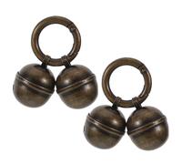 Gatuida 2 cascabeles para Perros: cascabeles ruidosos para Collares de Gato con Cierres rápidos para Perros pequeños, medianos y Grandes, Suministros para Caminatas al Aire Libre.