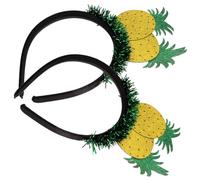 Gatuida 2 Diademas de Fruta para Fiestas, Diseño de Piña Creativo y Ligero, Accesorio Cabello Adecuado para Celebraciones Festivas