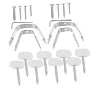 Gatuida 2 Juegos Accesorio Soporte para Jamón de Acero Inoxidable Resistente Fácil de Limpiar para Hogar Banquetes y Hoteles Accesorios Prácticos para Jamonero