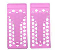 Gatuida 2 juegos Bandeja para Rellenar Labial y Espátula Morada Kit para Elaborar Bálsamo Labial DIY Herramienta Manual para Labios