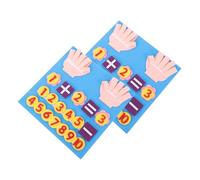 Gatuida 2 Juegos Juguetes Educativos Matemáticas para Pizarra Fieltro Dedos Suma y Resta Aprendizaje Infantil Contador Montessori Desarrollo Temprano