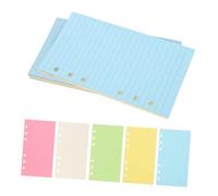 Gatuida 2 Papel Suelto Cuaderno con Rayadas y Cuadriculadas Papel para Organización Escolar Oficina y Doméstico Intercambiables para Mejorar la Eficiencia de Estudio