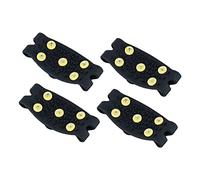 Gatuida 2 Pares Crampones Antideslizantes para Montaña con Dientes TPE Cubre Zapatos y Adultos Accesorios para Senderismo y Actividades Invierno