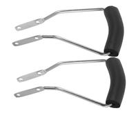 Gatuida 2 Piezas Accesorios Para Mangos De Fregona Tirador Forma Mango De Repuesto Para Trapeador De Esponja Para Uso Cocina y Baño Exprimidor Empuñaduras Metálicas De Repuesto