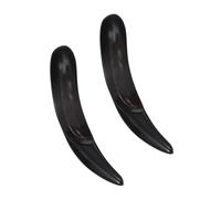 Gatuida 2 Piezas Acupuncture Pen Natural Ox Horn Pressure Point Tool Portable Meridian Massage Stick For Back Neck Foot