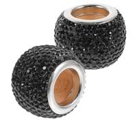 Gatuida 2 Piezas Anillo Decorativo Para Reposacabezas De Coche Brillante Negro Decoración Interior De Coche Para Apoya Cabezas