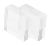 Gatuida 2 Piezas Base de Exhibición Acrílica Transparente Soporte Compacto para Joyería Figuras y Coleccionables Resistente y Multipropósito de Unidades