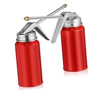Gatuida 2 piezas Bote de Aceite Manual de Alta Presión Dos con Dosificador y Portátil para Mantenimiento Automotriz Industrial