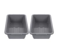 Gatuida 2 Piezas Cesto Rectangular de Almacenamiento de Cocina de Pp Duradero Diseño Minimalista para Organización y Maximización del Espacio en Cocina y Múltiples Ambientes