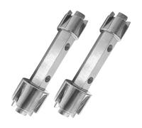 Gatuida 2 piezas de para Desagüe de Bañera Herramienta para Aleación de Aluminio Resistente Desmontaje Rápido y Portátil para Instalación y de Desagües