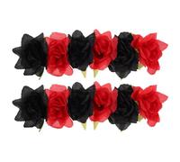 Gatuida 2 Piezas Diadema de Novia Velo de Novia Diadema de Guirnalda de Flores para Fiesta para Bodas y Eventos Especiales Tocado Nupcial para Mujer Diseño de Rosas Artificiales