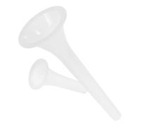 Gatuida 2 piezas Embudos para Embutidora de Salchichas Plástico Reutilizable Tubo Manual para Rellenar Tripas Accesorio para Máquina de Carne Diseño Fácil de Limpiar y Uso Portátil para