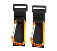 Gatuida 2 piezas Ganchos Ajustables para Cochecito Clips Antideslizantes Duraderos para Bolsas y Accesorios Carriola