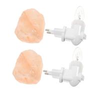 Gatuida 2 Piezas Lámparas de Pared Decorativas Enchufe para Pasillo Baño Dormitorio Cocina Estilo Moderno y Minimalista con Luz Sal Natural