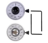 Gatuida 2 Piezas Llave de Torque Angular Digital con Medidor de Ángulo Ajustable y Pantalla Rotativa para Mantenimiento Automotriz y Medición Precisa de Torque