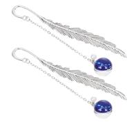 Gatuida 2 piezas Marcapáginas Metálico Retro Forma de Constelación Luminosa Delgada y Resistente para Libros Accesorios Decorativos Únicos para Lectores y Regalos