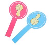 Gatuida 2 piezas Paletas de Interacción para Aula Señal de Pulgar y Abajo Herramienta Inclusiva para Votación y Retroalimentación Actividades Grupales y Paneles de Juicio