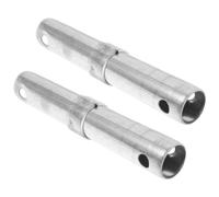 Gatuida 2 Piezas Pasador de Acoplamiento para Andamio Pasador de Bloqueo Metal Plata Compatible Estructuras de Andamio Móvil