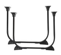 Gatuida 2 Piezas Patas Metálicas Plegables Resistentes para Muebles DIY Diseño Plegable y Antióxido para Mesas de Centro Escritorio y Mesitas Auxiliares