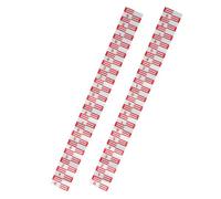 Gatuida 2 Piezas Pegatina Autoadhesiva Reflectante para Piscina y Acuario, Indicador de Nivel de Agua Rojo, Resistente al Agua, Película Adhesiva para Gestión de Piscinas