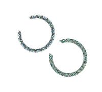 Gatuida 2 piezas Pegatinas para Roseta de Guitarra Acústica Calcomanías Incrustadas de Abulón para Decoración de Agujero de Sonido Accesorios Duraderos y Resistentes para Instrumentos