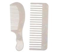Gatuida 2 Piezas Peine de Acetato con Diseño Marina Peine Portátil Antiestático de Dientes Anchos para Mujer Herramienta de Peinado para Cabello Rizado Ondulado y Liso para Viajar y Uso Di