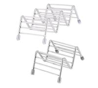 Gatuida 2 Piezas Soporte para Tacos de Acero Inoxidable Rack para Tortillas y Burritos Diseño Resistente y Fácil de Limpiar para Cocina y Presentación Casa