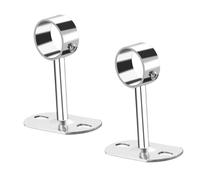 Gatuida 2 Piezas Soportes para Barra de Armario de Acero Inoxidable Resistentes al Óxido y Desgaste para Montaje Techo para Varillas de Armario y Cortinas para Uso Doméstico