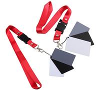 Gatuida 2 Piezas Tarjeta de Balance de fotografía Corrector de película Gris Digital Corrector de Color verificador de Video con cordón Tarjeta Gris Carta Blanca Inspector Acrílico