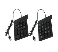 Gatuida 2 Piezas Teclado USB Teclas para Laptop y Pc Teclado para Contabilidad y Finanzas Compatible con Múltiples Dispositivos Uso Profesional y Personal Alta Durabilidad y Rápido