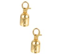 Gatuida 2 Piezas Tope final de cuerda extremos de la cuerda elevar matcha soga el acontecimiento accesorios para barandilla gancho de cuerda tapa del extremo del cable Acero inoxidable