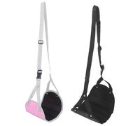 Gatuida 2 reposapiés Ajustables para Hamaca de Viaje en avión, reposapiés portátil para Viajes Largos, Suministros de avión.