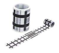 Gatuida 2 Rollos Cinta Adhesiva DIY para Vías de Tren y Carretera Pegatinas de de de Tráfico para Fácil de Quitar Residuos