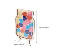 Gatuida 2 tarros de recompensa de madera Montessori con fichas de estrella y corazón para motivar a los niños, hacer un seguimiento de sus objetivos preescolares y aprender a ir al baño.