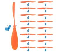 Gatuida 20 hélices de plástico: Juego de hélices de avión, Accesorios de Repuesto para Manualidades, Aviones RC y helicópteros de Juguete.